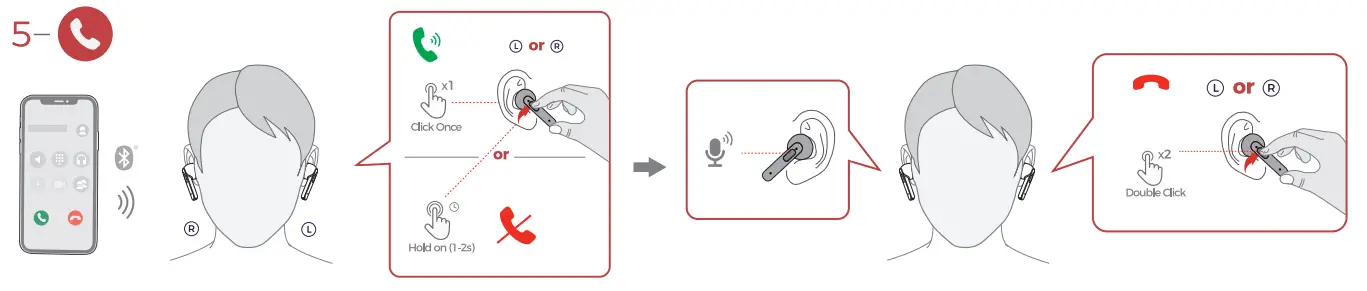 MPOW X3 ANC Earbuds -5