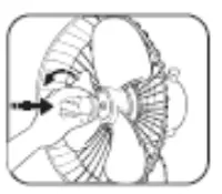 celsius 40cm Copper Pedestal Fan-fig5