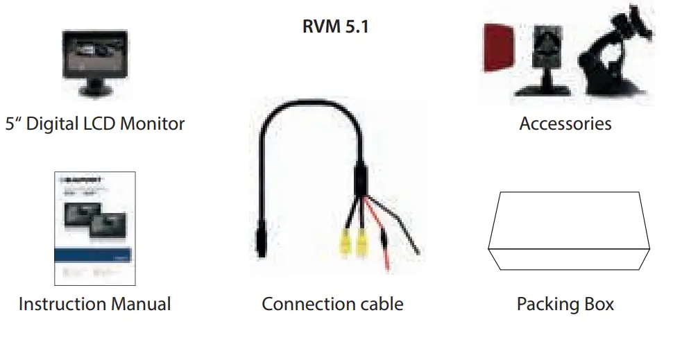 BLAUPUNKT RVM 7 1 Rear View Monitor - fig2
