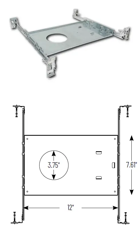 NORA-LIGHTING-NF-R375 New-Construction-Frame-In-FIG1