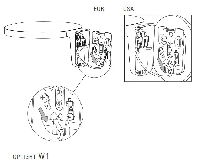 FLOS Oplight W LED Wall Lamp - overview 4