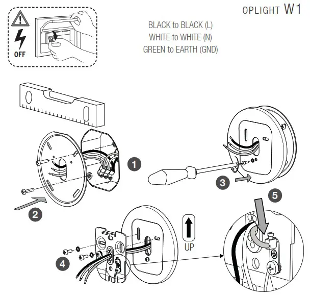 FLOS Oplight W LED Wall Lamp - overview 8