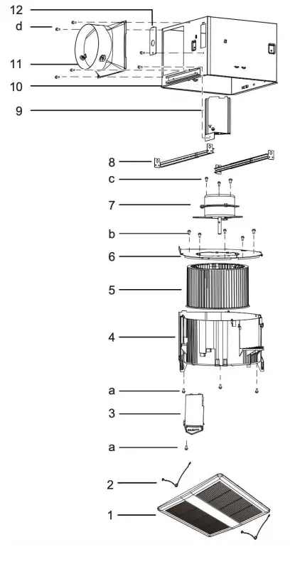 ORTECH ODD-110-18PB Multi speed Universal Series DC Motor Fan - fig8