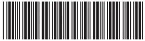 NEC NP50ZL Zoom Lens Bar code