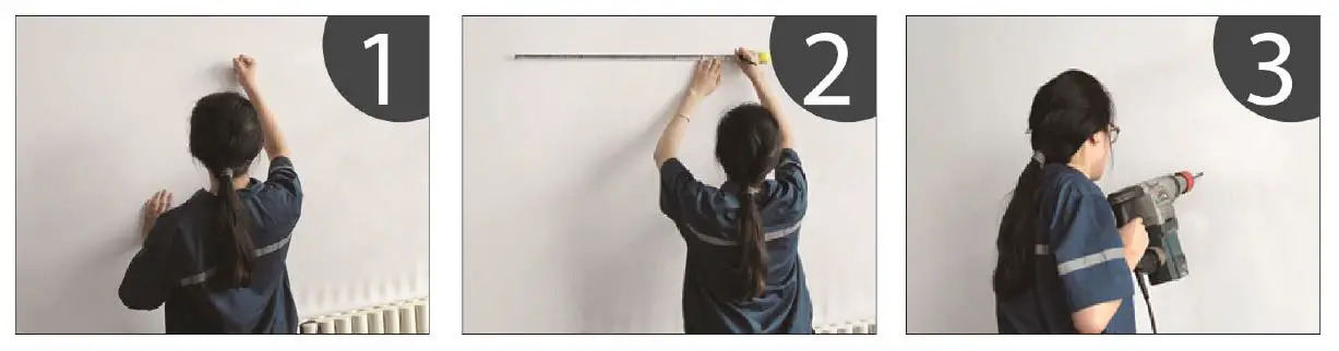 FORCLOVER CFLH-6572 W Rectangle Full Length Wall Mounted Hanging Dressing Black Explosion-Proof Mirror fig 2