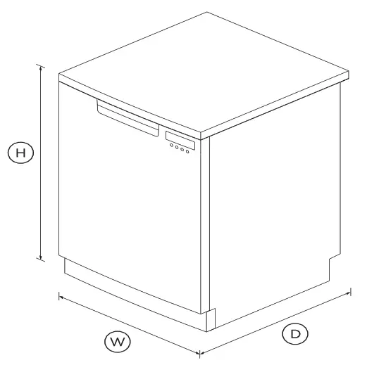 FISHER PAYKEL DW60FC4X1 Freestanding Dishwasher - fig