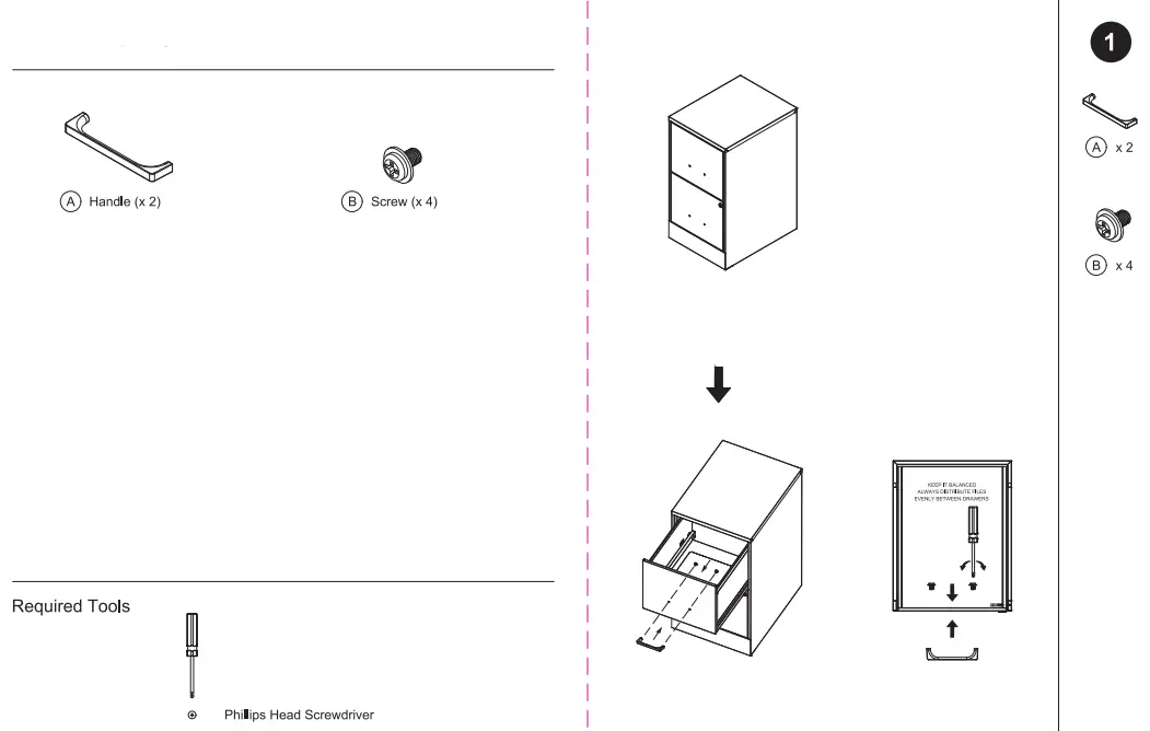 Staples-ST52146-2-Drawer-Light-Duty-Vertical-File-Cabinet-FIG-1
