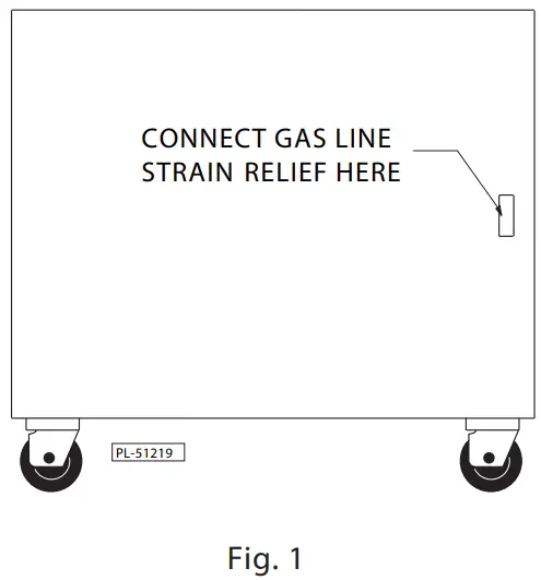 VULCAN V118H 18 Inch Gas Heavy Duty Range - MOUNTED ON CASTERS