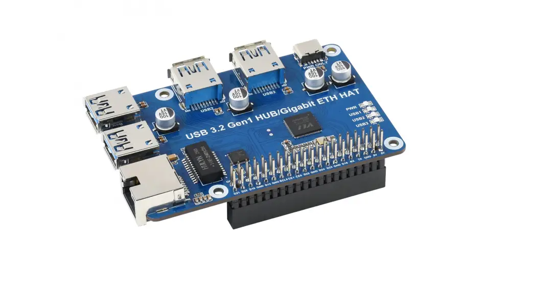 Ladda Usb 3.2 Gen1 Hub Gigabit Eth Hat Datasheet