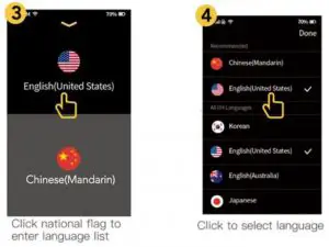 FIG 7 How to set Translation Languages