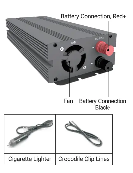 RICH SOLAR RS V2000 2000 Watt Industrial Pure Sine Wave Inverter - fig 3