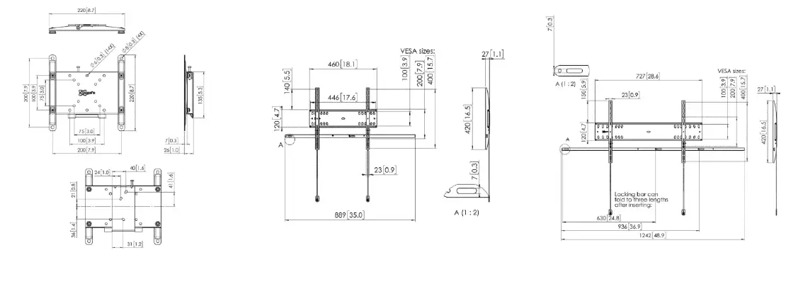 vogel-sPFW-4000Series-Wall-Mounts-2