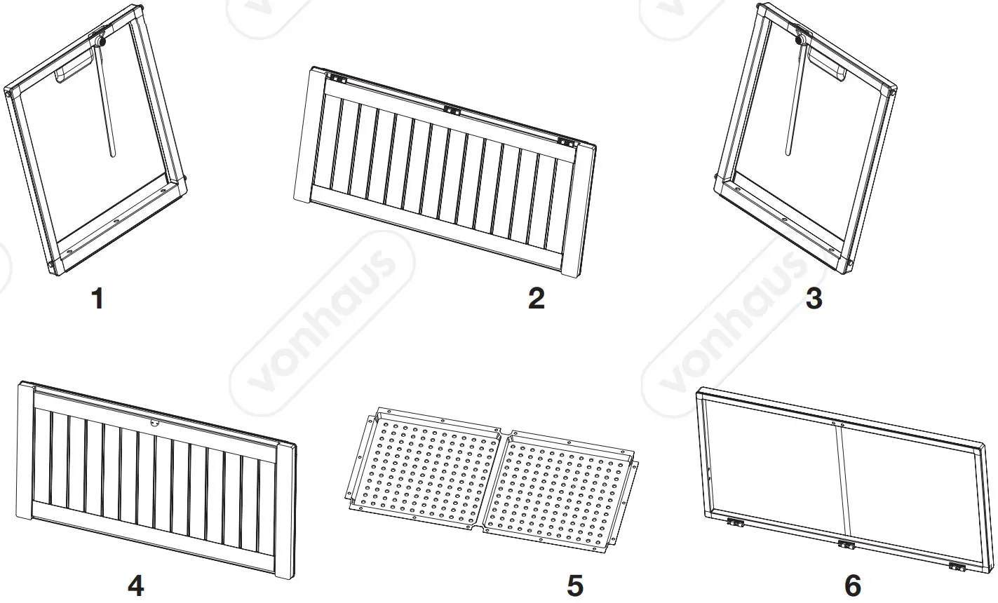 VonHaus 2500369 270L Plastic Storage Box - Figure 1