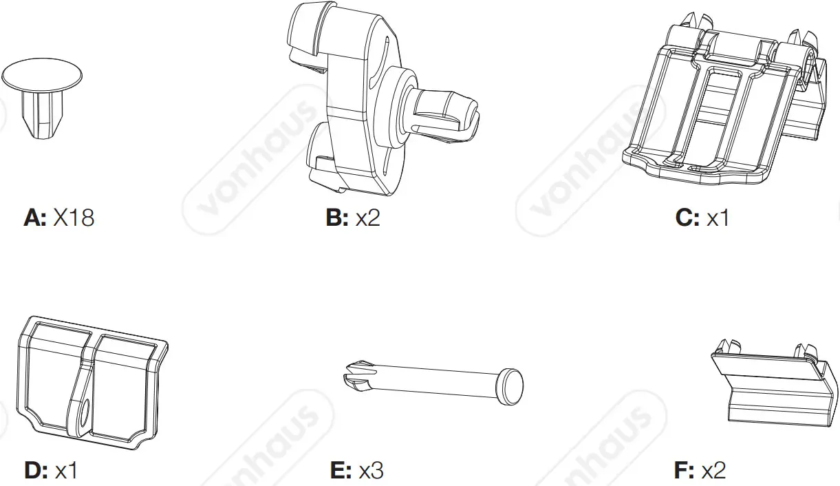 VonHaus 2500369 270L Plastic Storage Box - Figure 2