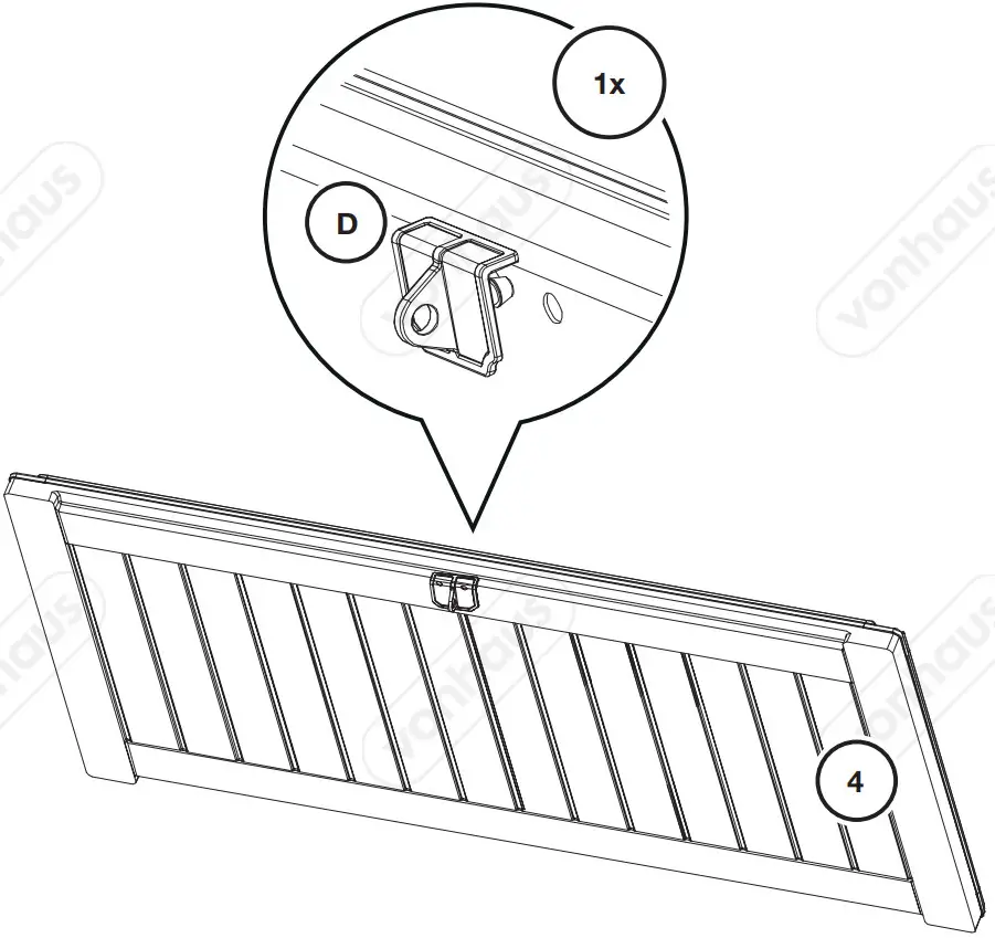 VonHaus 2500369 270L Plastic Storage Box - Figure 4