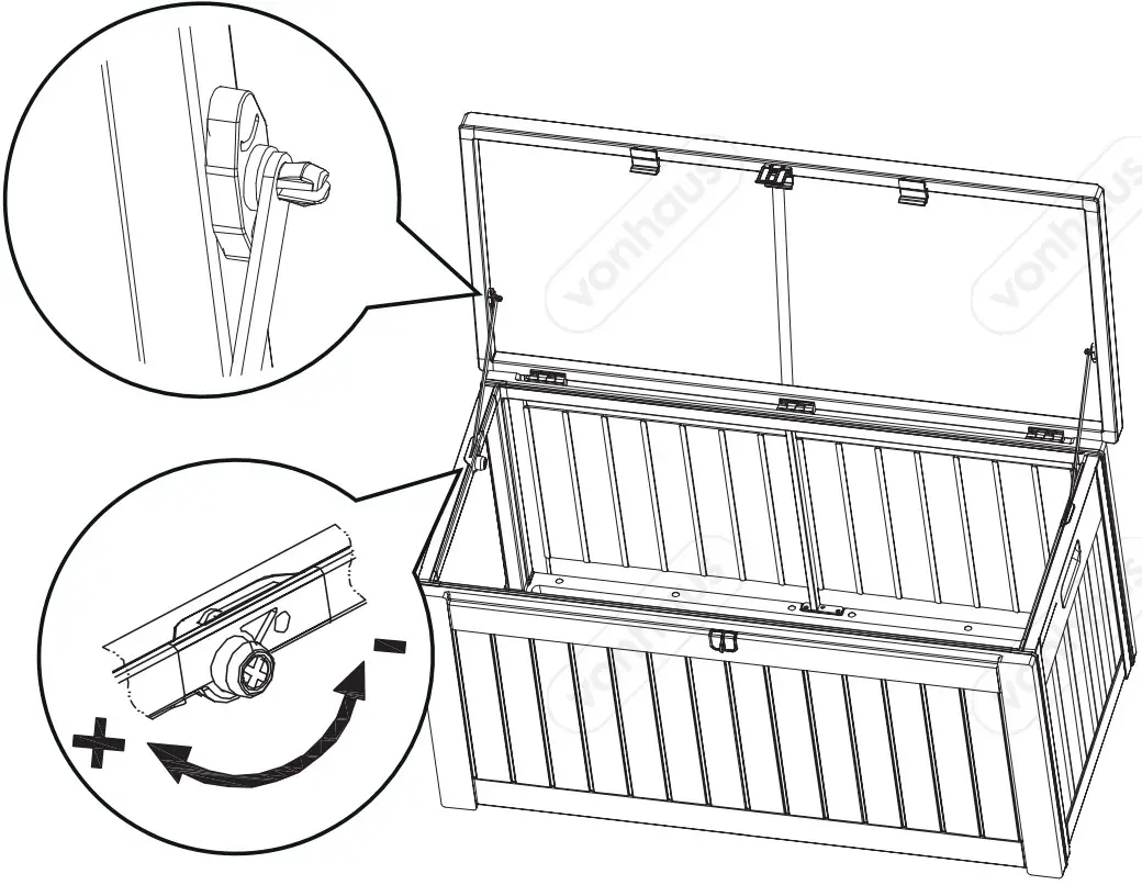 VonHaus 2500369 270L Plastic Storage Box - Figure 9