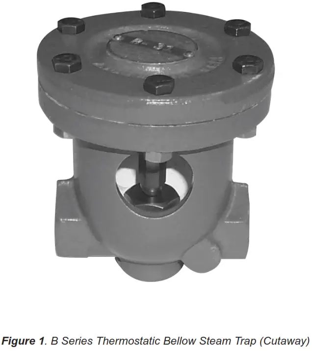 EMERSON Spence VCIMD 14991 Thermostatic Bellows Steam Trap - Fig 1