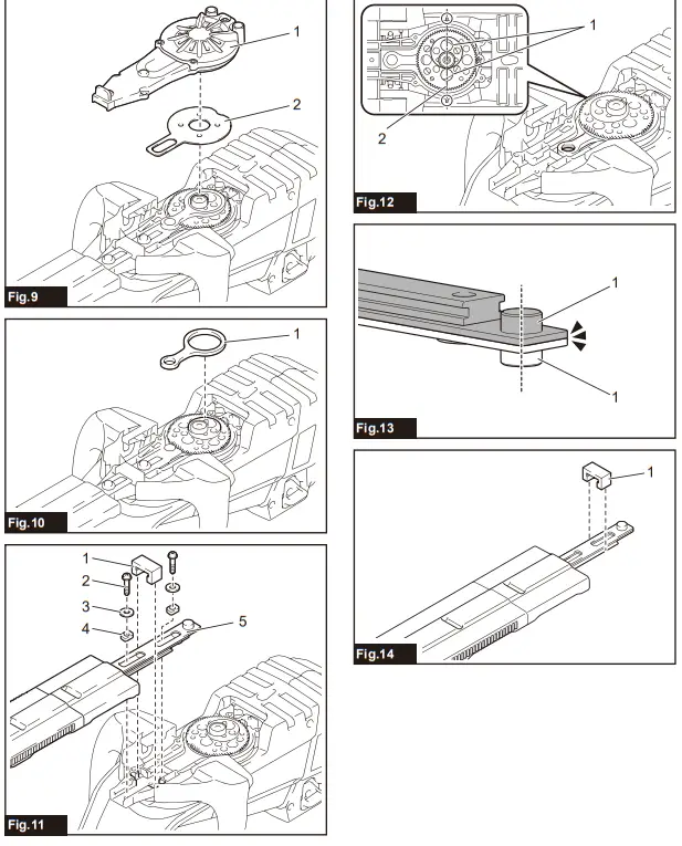 makita DUH Series Cordless Hedge Trimmer - Fig 1