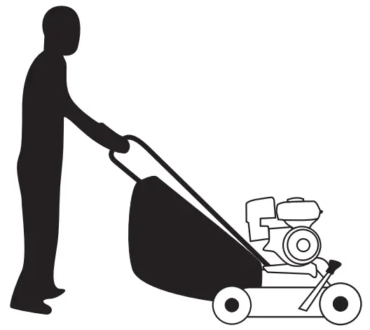 GARLAND Roll and Comb 602 QG Lawnmower - GUIDING THE MACHINE