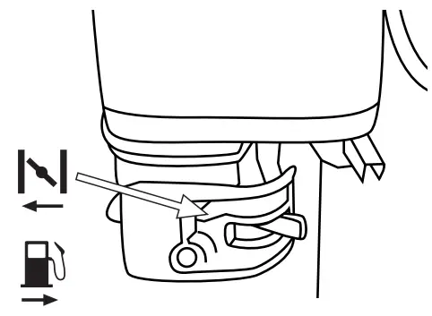 GARLAND Roll and Comb 602 QG Lawnmower - closed position