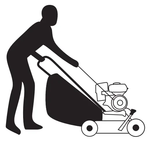 GARLAND Roll and Comb 602 QG Lawnmower - engine starts