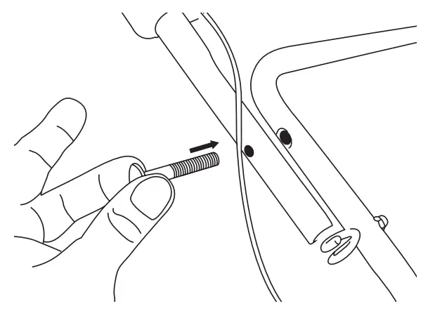 GARLAND Roll and Comb 602 QG Lawnmower - long screw