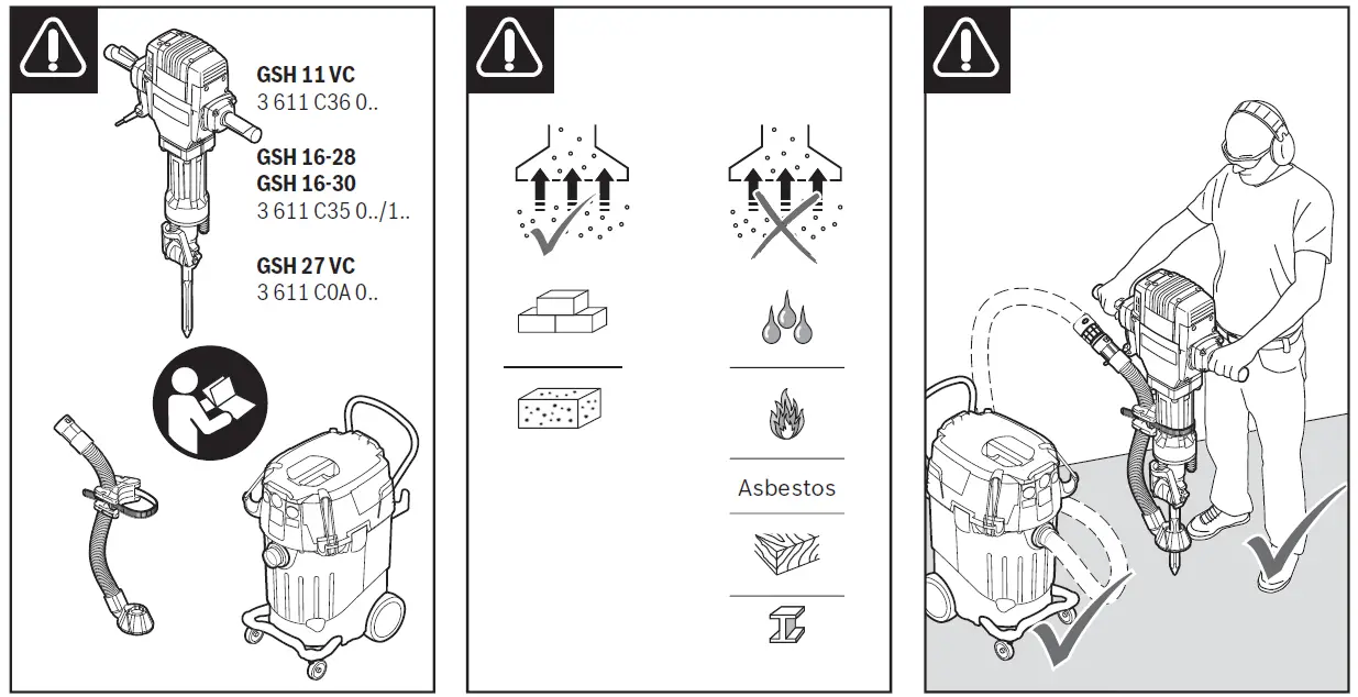 BOSCH GDE hex Professional Dust Extraction 2
