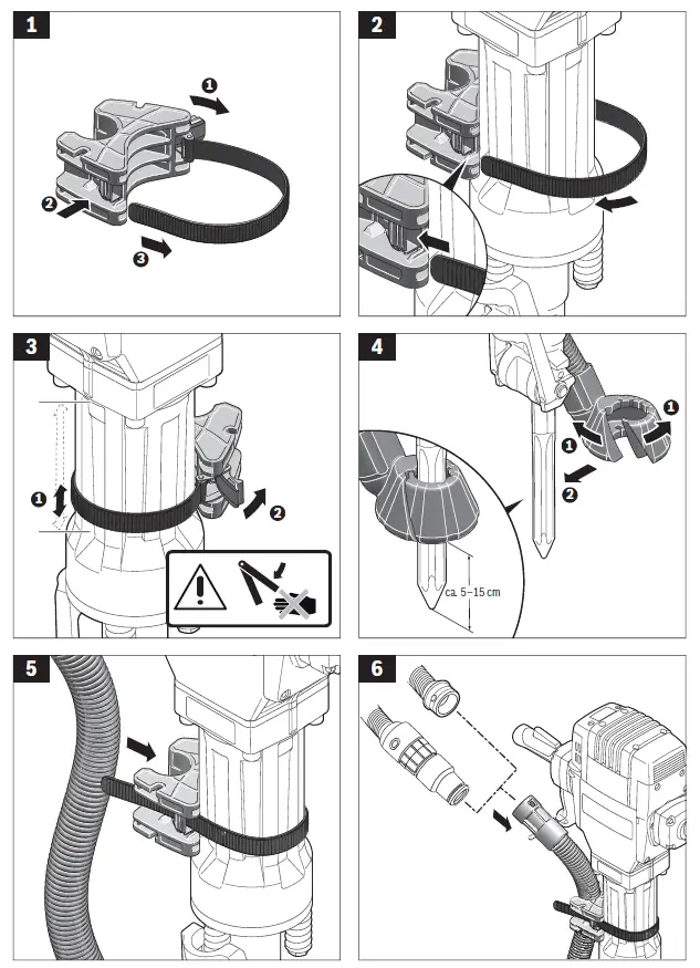 BOSCH GDE hex Professional Dust Extraction 3