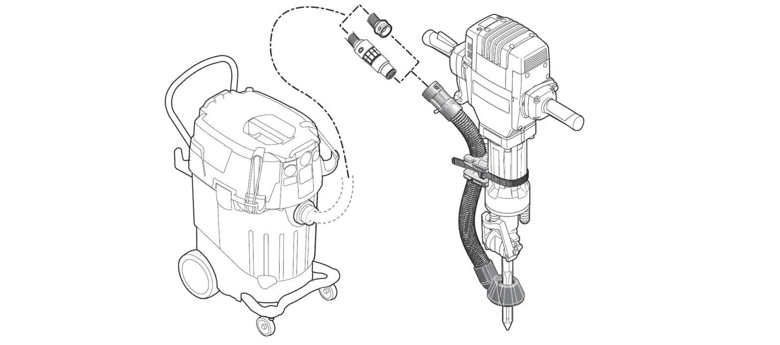 Bosch Gde Hex Professional Dust Extraction Instruction Manual