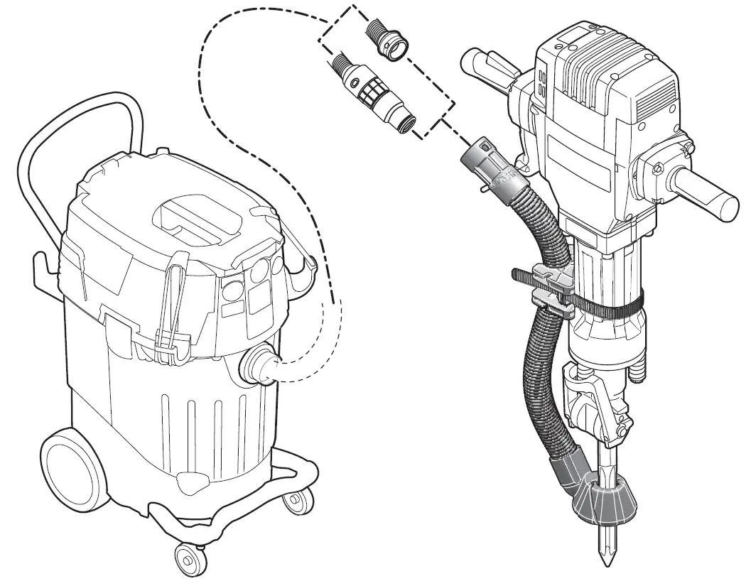 BOSCH GDE hex Professional Dust Extraction