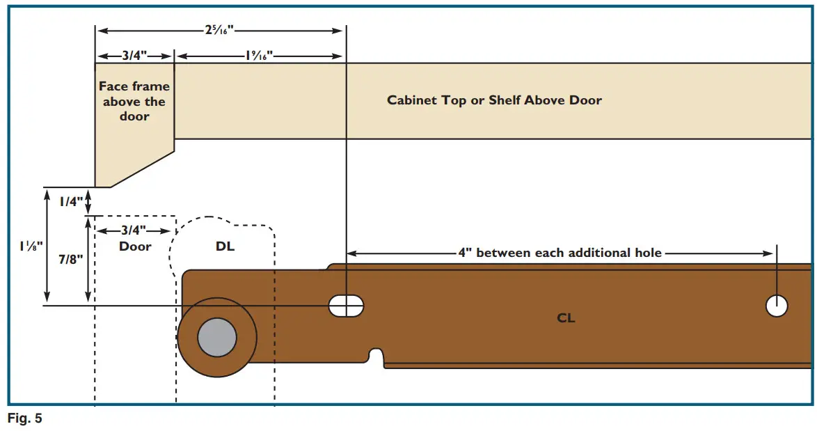 ROCKLER 25724 Barrister Bookcase Door Slide - Figure 6
