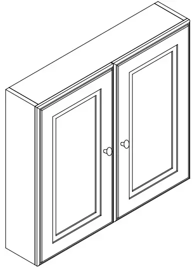 better bathrooms Westbury 667mm Mirror Cabinet -5