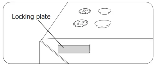POLAR GE819 G-Series Hotel Room Display Refrigerator - plate