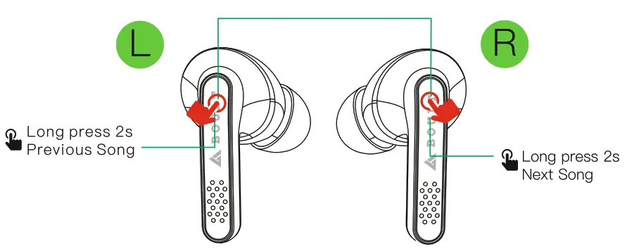 BOULT AUDIO AirBass ProPods Bluetooth Earbuds - pyla