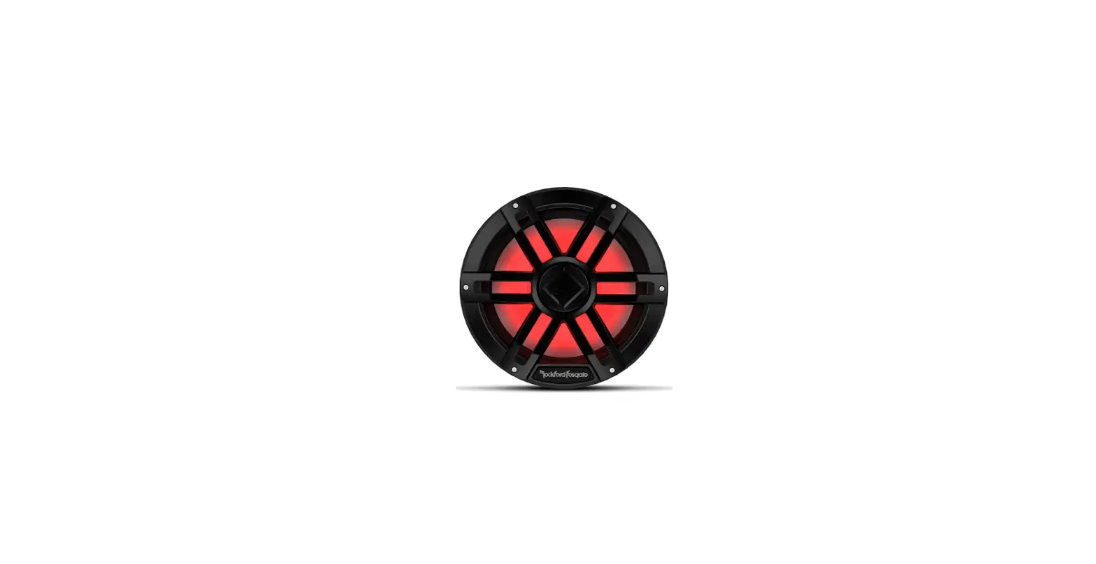 Rockford Fosgate M1d2-12b Multicolor Led Lighted Marine Speaker Operational Manual