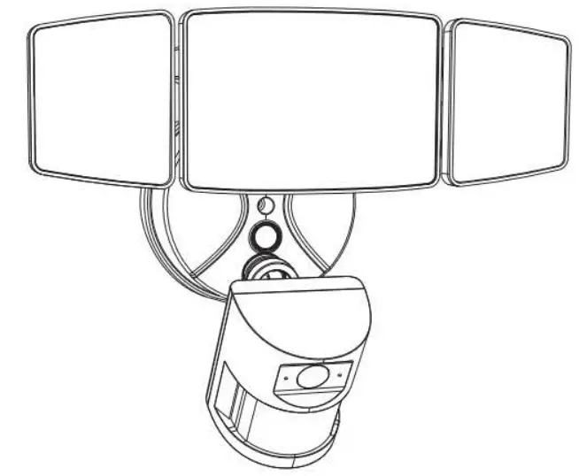 ONFORU BDB55SX-3 Smart Wireless Floodlight Camera