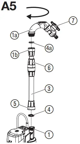 To connect the telescopic pipe