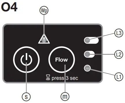 Battery charge status indication on the product
