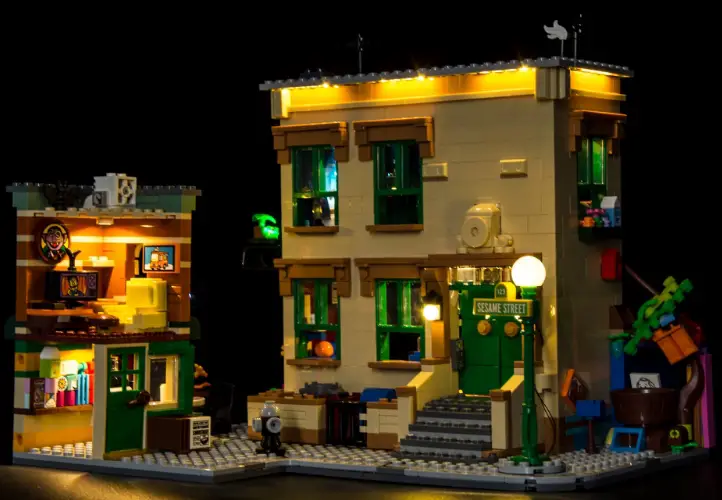 GAME OF BRICKS Light Kit for 123 Sesame Street 21324