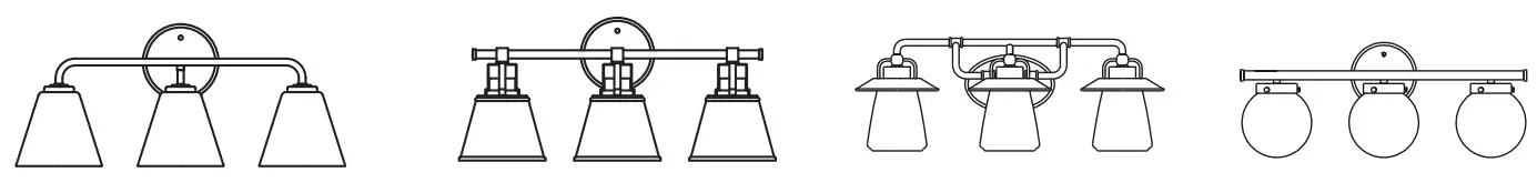 Origin21 KXF1303AX-01 3 Light Vanity Bar - Figure 2