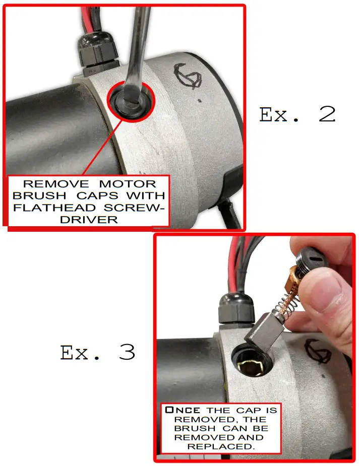 POWER SOCCER SHOP 5034-BK-L Motor Brush Replacement fig 2