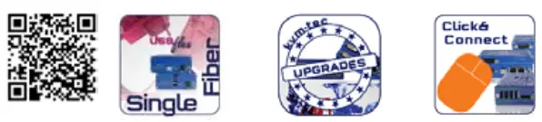 kvm tec KT 6032L FLEXline Full HD Extender over IP - QR