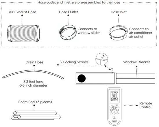 BLACK DECKER BPP05WTB Portable Air Conditioner - 5