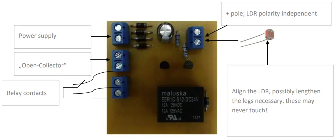 Connectors on the upper surface