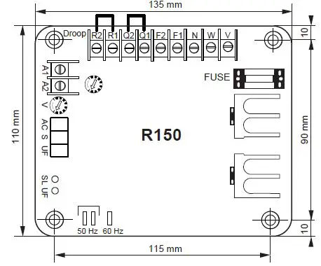 Nidec R150 AVR Leroy Somer-2