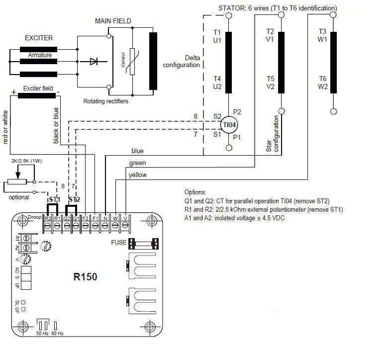 Nidec R150 AVR Leroy Somer-3