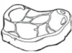 Continental Edison CECUF235NFW 238L Freezer User Manual - Red meat