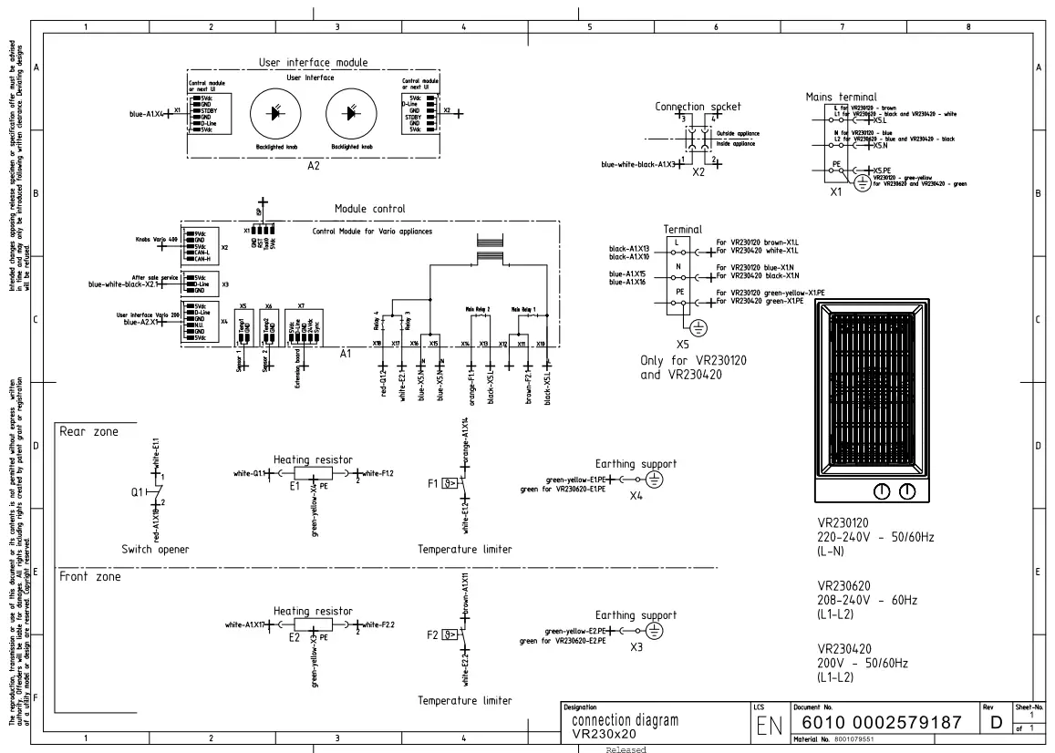 GAGGENAU VR 230 620 Electric Grill - fig 9
