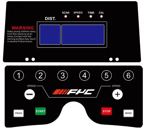 Kahomvis FYC-QPW9-05E1 Black Steel Foldable Electric Treadmill-3