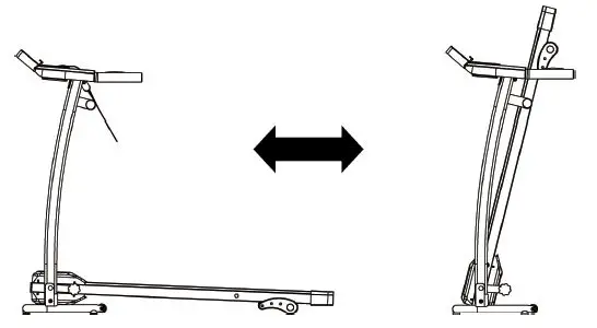 Kahomvis FYC-QPW9-05E1 Black Steel Foldable Electric Treadmill-5